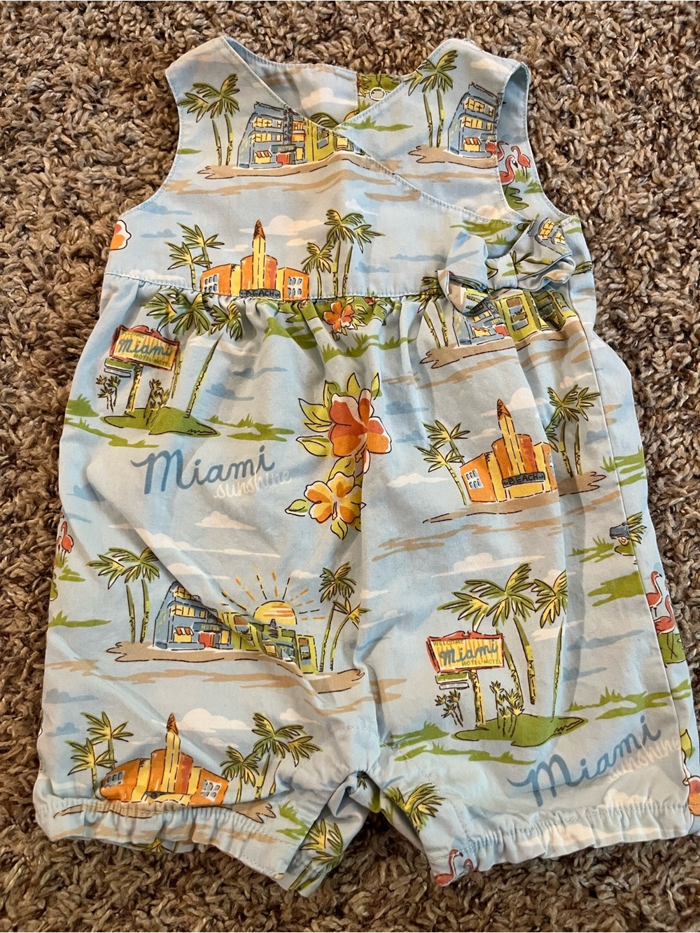 Gymboree Miami beach/seaside romper